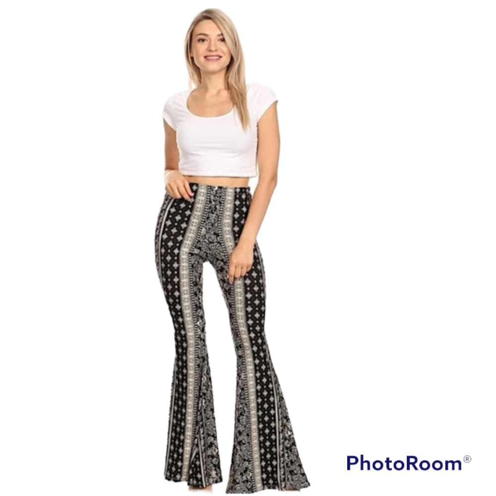 Vibe Sportswear Black/White Design Pants L